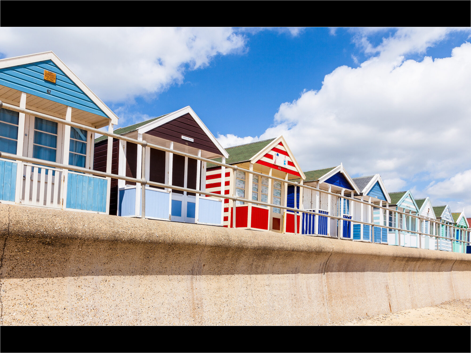 Southwold beach huts