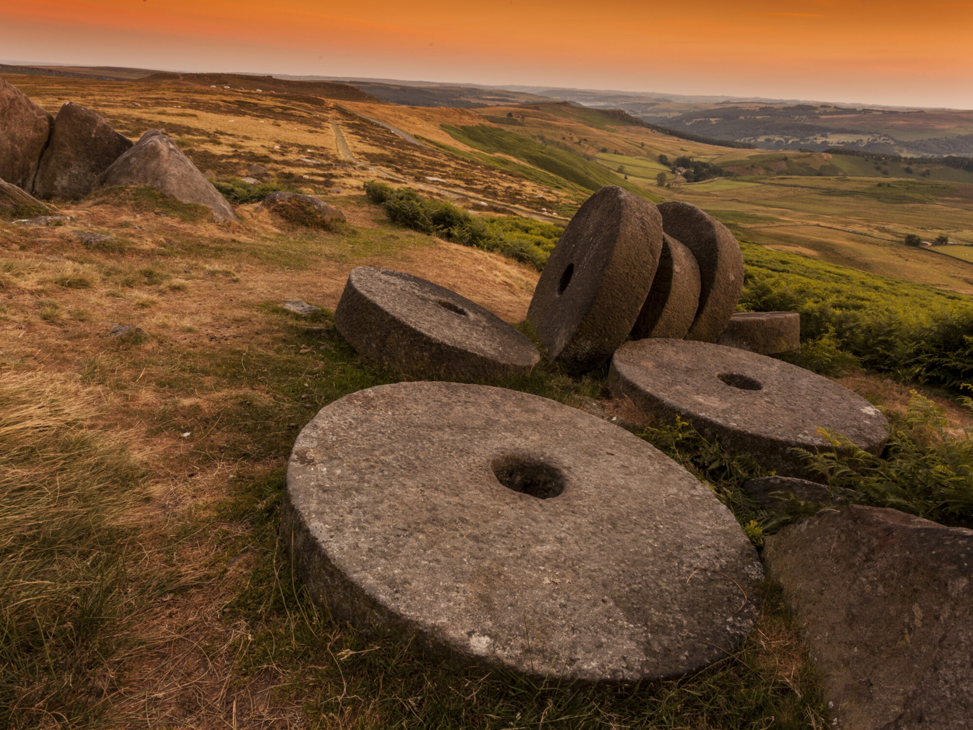 Peak district stanage edge